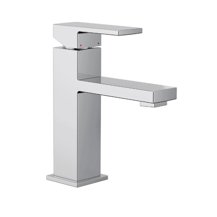 AquaLuxe™ Modern Brushed Single Hole Bathroom Faucet