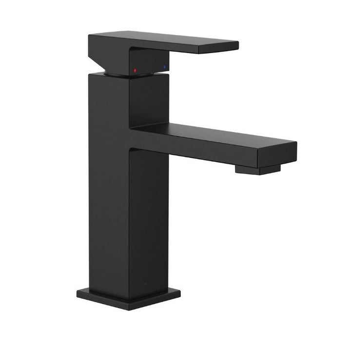 AquaLuxe™ Modern Brushed Single Hole Bathroom Faucet