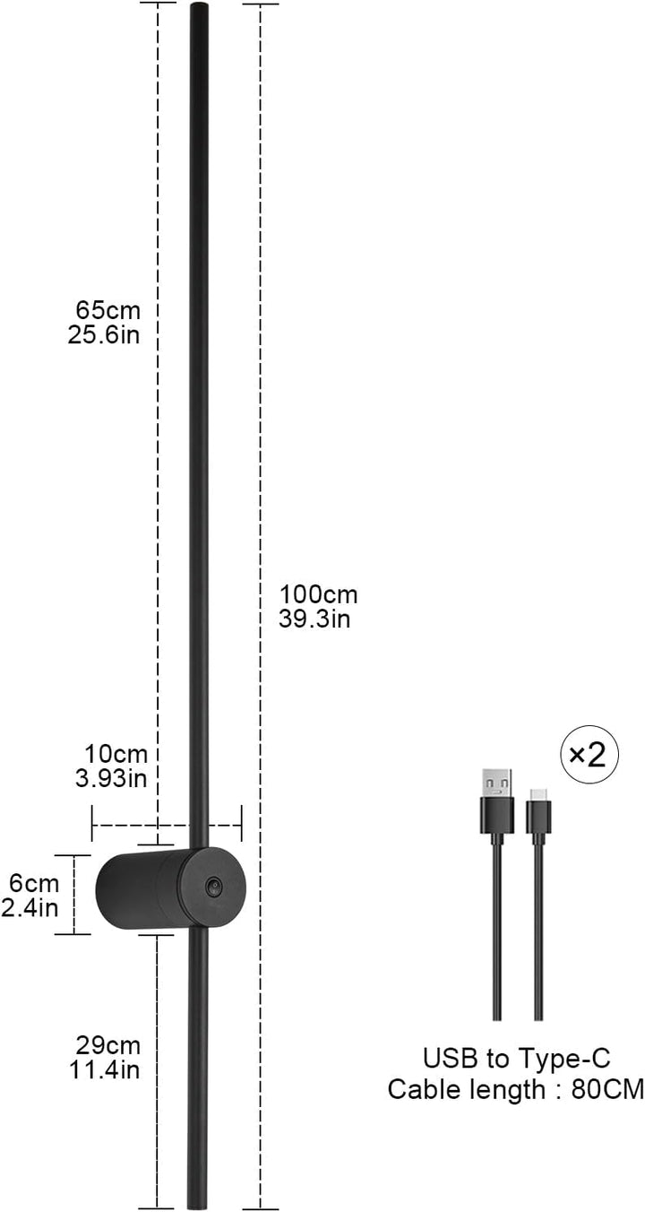 GlowFlex™ Wireless Wall Sconce Set of 2