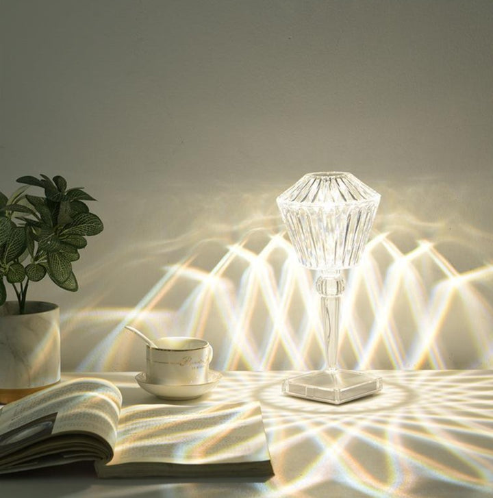 Cordless Crystal Table Lamp