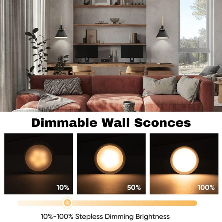 Redhoumy™ - Rechargeable Wall Sconces Set of 2.