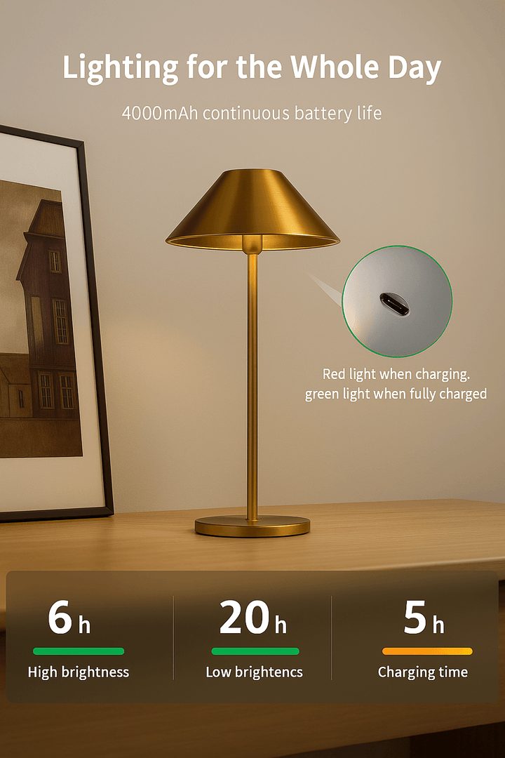 Gold Touch Lamp