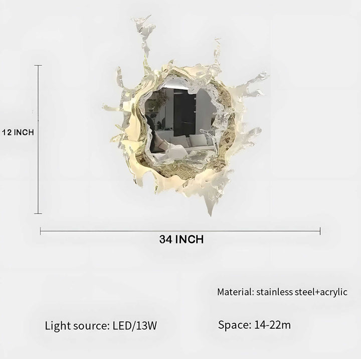 Led Resin Acrylic Mirror