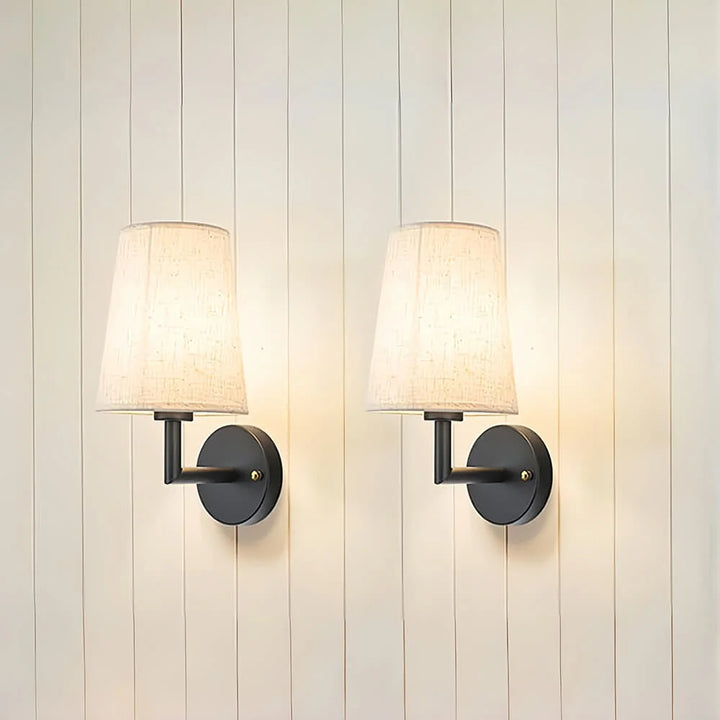 Wireless Fabric Wall Light (2 Packs)