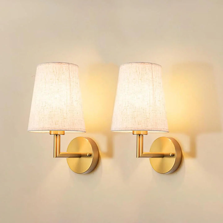 Wireless Fabric Wall Light (2 Packs)